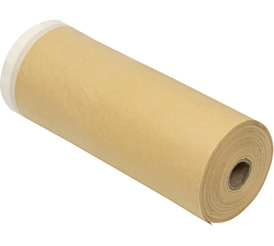 Бумага укрывная на малярной ленте Rollingdog ENVIRO-GUARD 42 г/м², 30 см x 25 м 81418