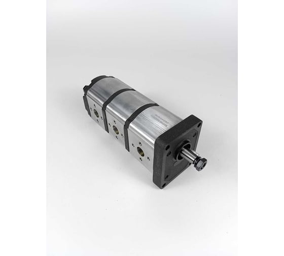 Насос шестеренный тандем АРКАИМ 2 гр. EG2-G 17-11-11 см3, вал 16.6 мм 1:8 EG2-G-17-11-11-STO-T80-ЕЕ5-EE5-EE5-D-0-0