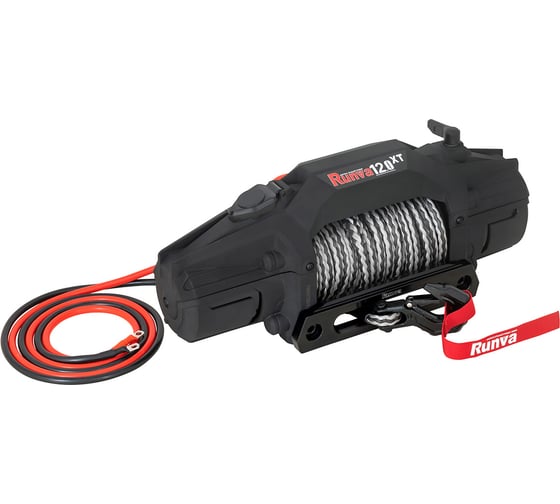 Лебёдка электрическая RUNVA 12V Runva 12000 lbs 5443 кг синтетический трос EWXT12000FSR