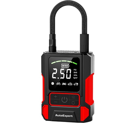 Компрессор автомобильный беспроводной AutoExpert в кейсе, USB Type-C АА-840