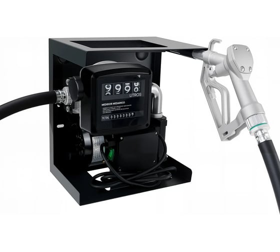 Комплект для перекачки ДТ на пластине Petropump ACFD65, 220В (электронасос, мех. пистолет, рукав), 55 л/мин PP330510