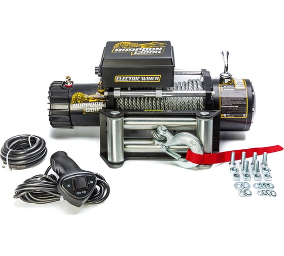 Автомобильная лебедка Harpoon 12000 12 В W2000