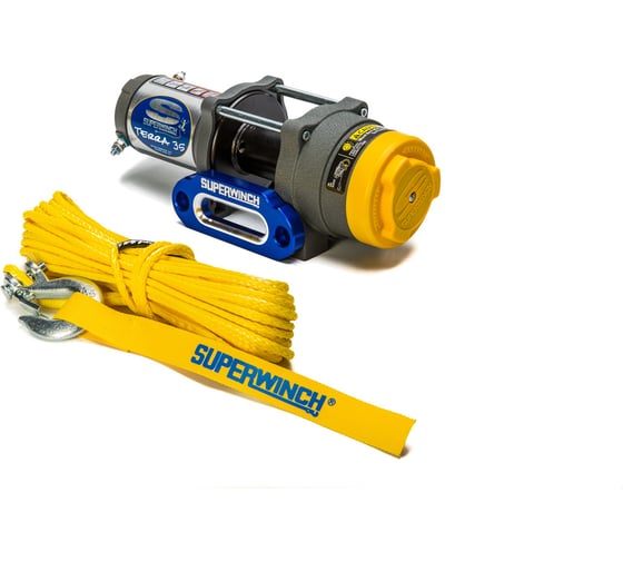 Лебедка для квадроцикла Superwinch Terra35 12 В, с синтетическим тросом W0859