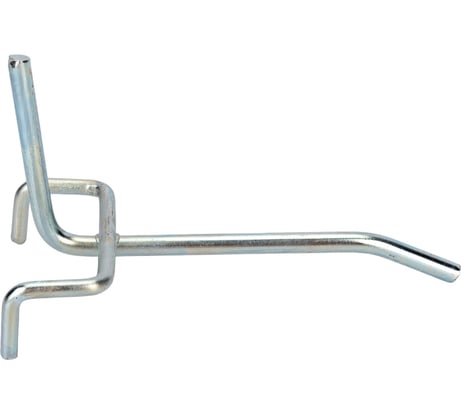 Одинарный крючок на перфорацию ООО ТД Ижпромсервис длина 100 мм, диаметр 5 мм, шаг 50 мм, 10 шт. НФ-00002434