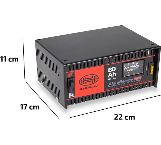 Зарядное устройство Heyner AkkuEnergy 8 A, 18-80 Aч, 12 В 930800