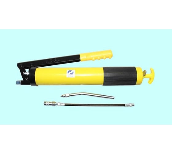 Рычажно-плунжерный шприц CNIC LD-831P-2710 600 куб.см, 18oz, с металлической трубкой, шлангом и насадкой 38704 1