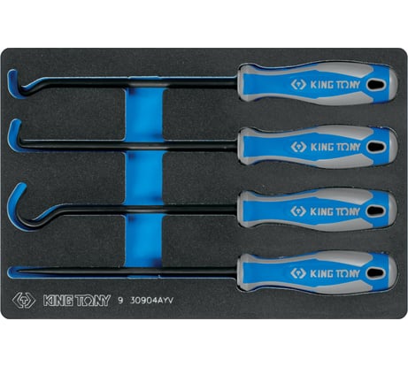 Набор для демонтажа сальников и колец KING TONY, ложемент 4 предмета 9-30904AYV