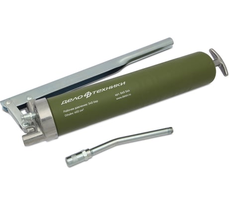 Шприц для смазки Дело Техники плунжерный профессиональный 400см3 865544