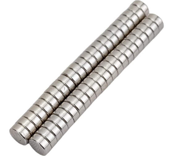 Неодимовый магнит Forceberg диск 5x2 мм, 50 шт. 9-1212024-050