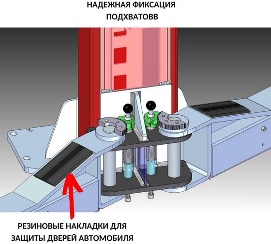 Автоподъемник двухстоечный Rossvik PRO V2-4.5L г/п 4.5 т, 380 В RproV2-4.5L