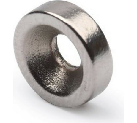 Неодимовый магнит Forceberg диск 10x3 мм с зенковкой 3.5/7 мм, 20 шт. 9-1301005-020