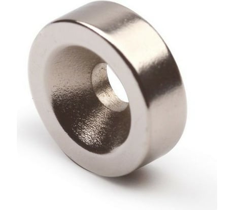 Неодимовый магнит Forceberg диск 15x5 мм с зенковкой 4.5/10 мм, 4 шт. 9-1301011-004
