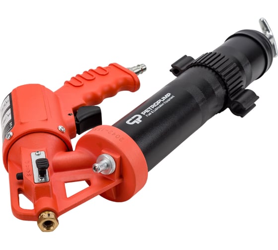 Двухрежимный пневматический шприц Petropump для смазки, 413 бар, 1/8" BSPT, гибкий шланг PP100307