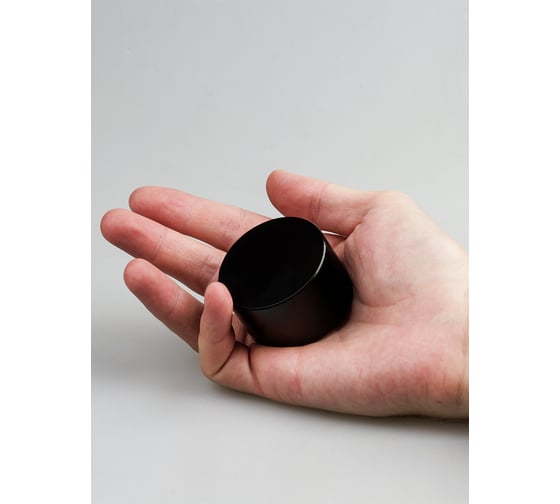 Неодимовый магнит Forceberg Великан Black Edition, диск 50x30 мм 1212569Ч