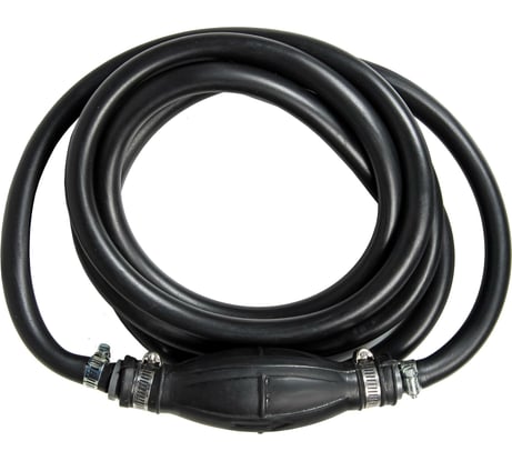 Насос для ручной перекачки топлива Airline Груша 3 м, с клапаном, черная AEAT204