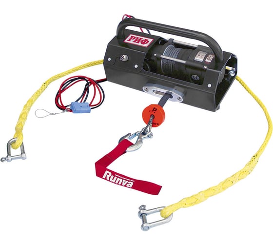 Переносная лебедка РИФ 2500ASR c малой площадкой и проводами EWP2500ASR-KIT