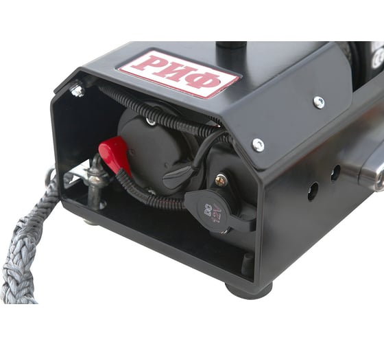 Переносная лебедка РИФ 4500USR c малой площадкой, синтетический трос EWX4500USR-KIT2