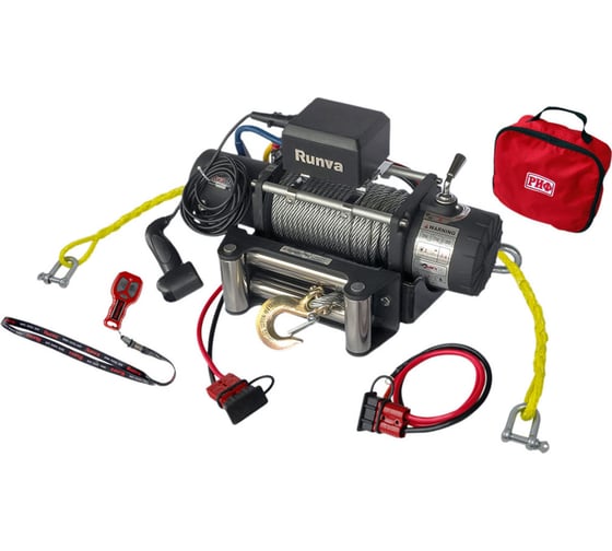 Переносная лебедка РИФ 9500S c облегчённой площадкой и проводами EWX9500S-KIT1 1