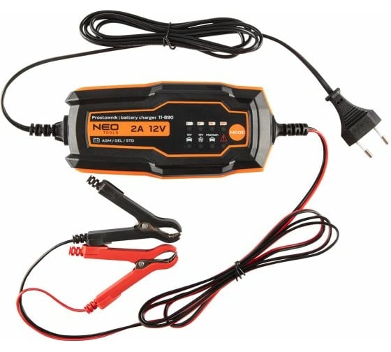 Автоматическое зарядное устройство NEO Tools 2А / 35Вт, 4-60Ач 11-890 1