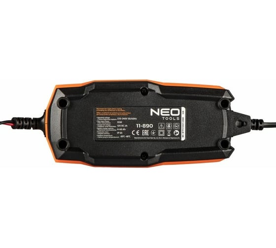 Автоматическое зарядное устройство NEO Tools 2А / 35Вт, 4-60Ач 11-890