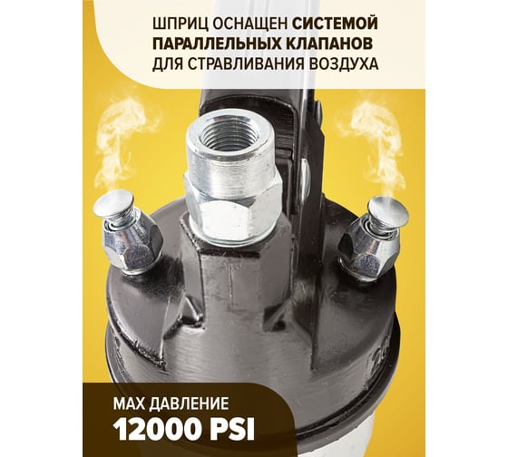 Ручной шприц для нагнетания густой смазки Forsage 600 мл F-78043B(51262)
