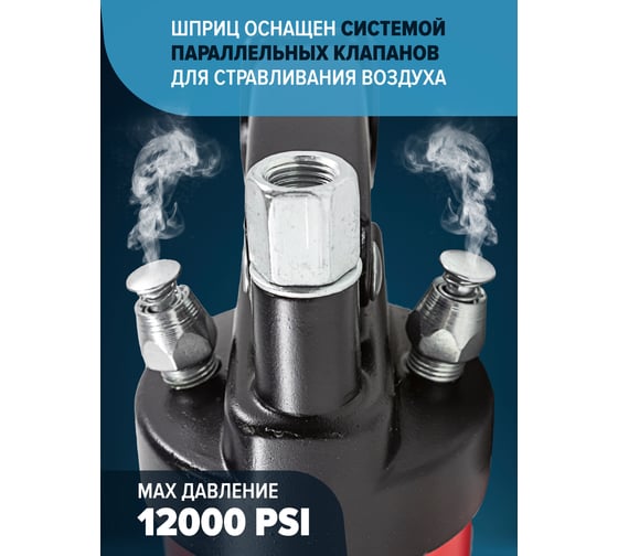Ручной шприц для нагнетания густой смазки Forsage 600 мл F-78043E(51265)
