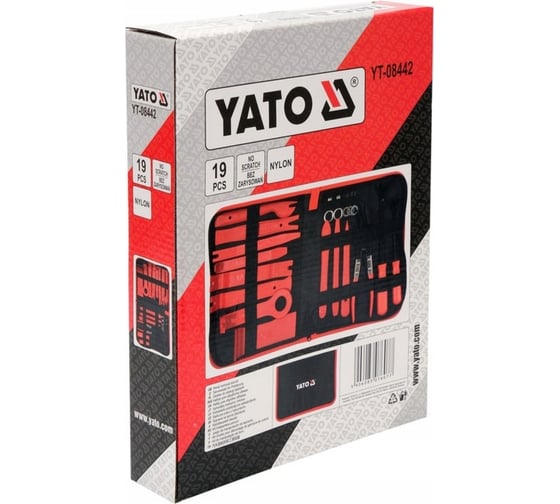 Набор съемников панелей салона YATO 19пр YT-08442 371408442 092 1