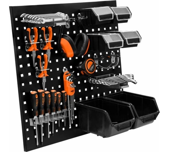 Перфорированная панель для инструментов NEO Tools 60x60x2 см 84-500
