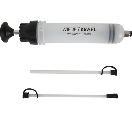Шприц для технических жидкостей WIEDERKRAFT 200 мл WDK-65281