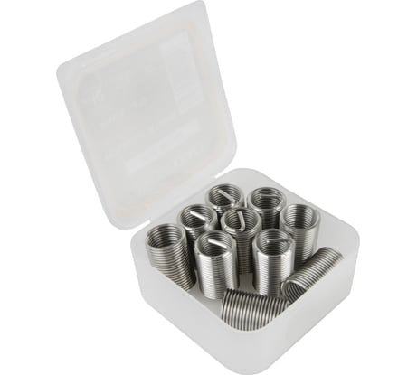 Резьбовые вставки WIEDERKRAFT M14x1,5, 2,5d, 10 предметов WDK-IN14152