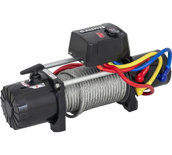 Электрическая лебёдка Runva 12V 12500 lbs 5670 кг стальной трос EWV12500S