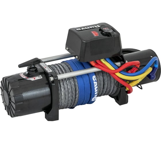 Электрическая лебёдка Runva 12V 12500 lbs 5670 кг синтетический трос EWV12500SSR