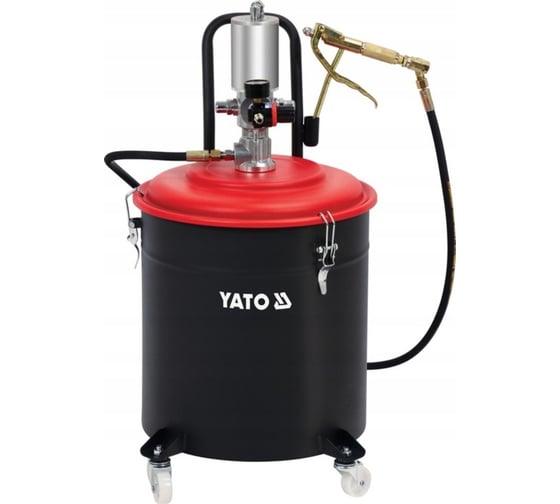 Пневматический нагнетатель консистентной смазки YATO 30л 40 MPa YT-07068
