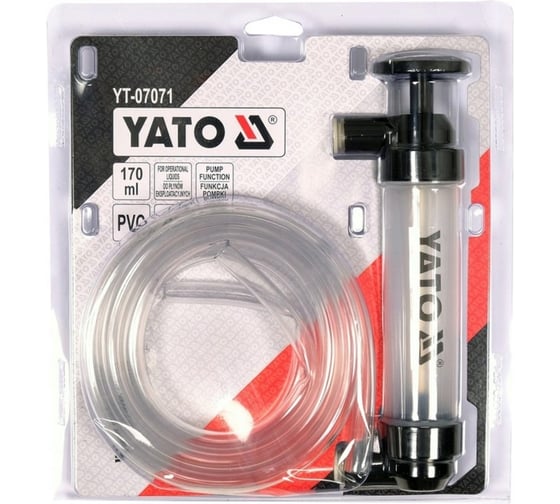Насос для перекачки технических жидкостей YATO 170мл YT-07071