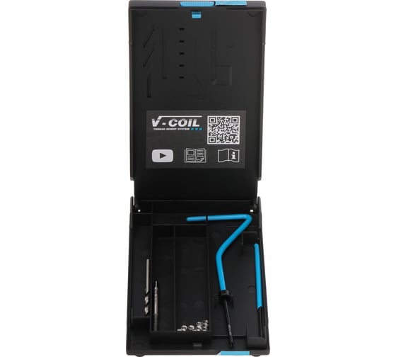 Набор для восстановления резьбы VOLKEL М3,0x0,5 24 предметов V-Coil V04005