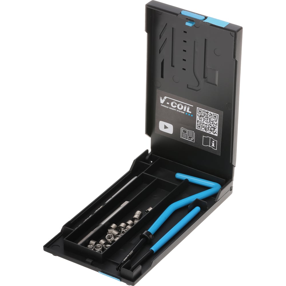 Набор для восстановления резьбы VOLKEL М5,0x0,8 24 предметов V-Coil ...