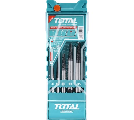 Набор экстракторов TOTAL для болтов 5шт TACSE0056