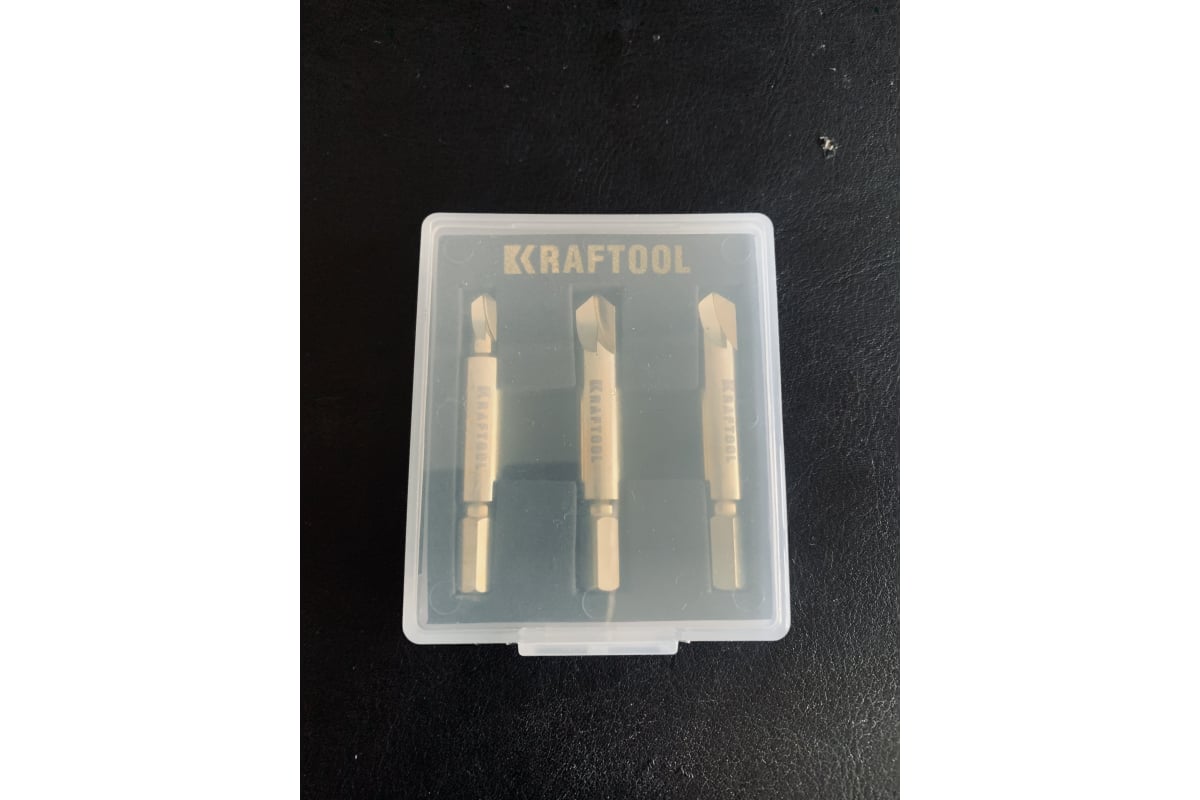 Набор экстракторов поврежденного крепежа KRAFTOOL 3 шт 26770-H3 ...