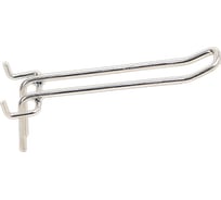 Двойной крючок на перфорацию ООО ТД Ижпромсервис L 300 мм ф 4 Ш 50 20 шт НФ-00002423