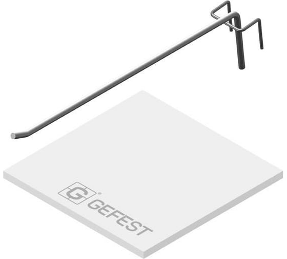 Штыревой крючок на сетку ООО Торговый Дом Гефест L 275 мм комплект 5шт Т1 219 1