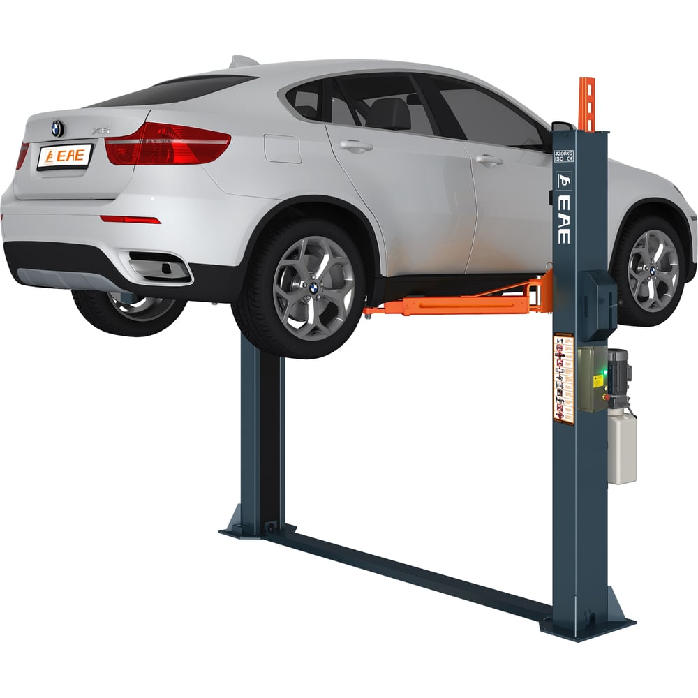 Двухстоечный электрогидравлический подъемник Everlift г/п 4,2 т, нижняя ...