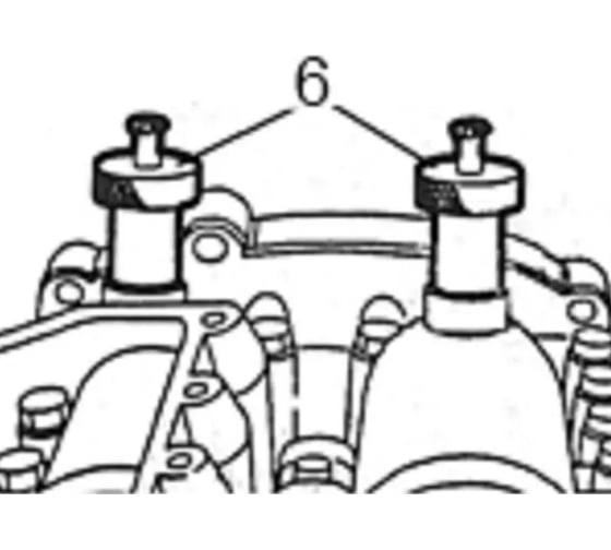 Набор фиксаторов для двигателей 2,2, 2,3, 3,0l Fiat, Iveco, Ford Licota ATA-2026