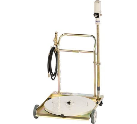 Установка пневматическая для раздачи густой смазки из бочек до 200 л, c тележкой NO5026