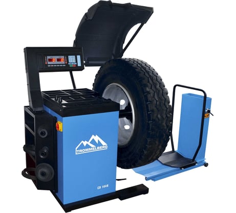Балансировочный станок Trommelberg с пневматическим подъемным устройством для колес до 200 кг CB1448