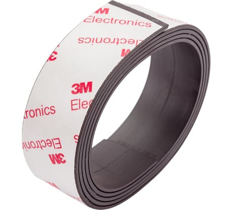 Магнитная лента Проф-Магнит с клеевым слоем 3М 25,4 мм, тип В Лента 25.4мм Тип B