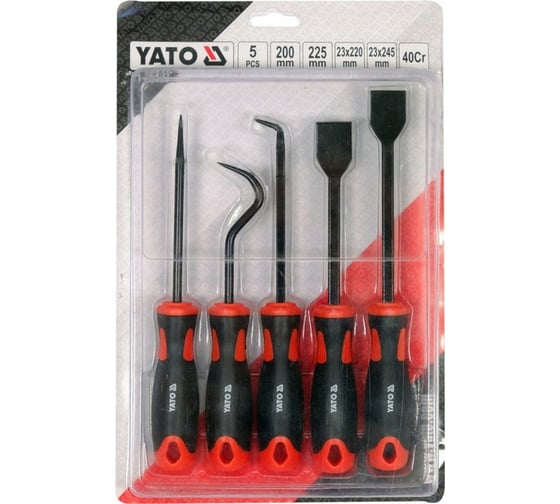 Набор крючков и скребков YATO 5 предметов YT-08422