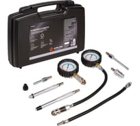 Компрессометр для измерения компрессии Airline PRO Бензин+Дизель ПЛЮС набор, кейс ATAA013