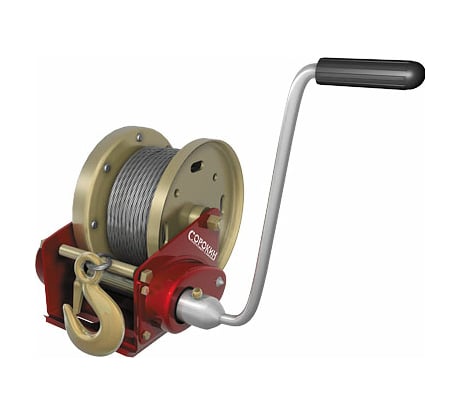 Ручная барабанная лебёдка 1.1 т Сорокин 4.11