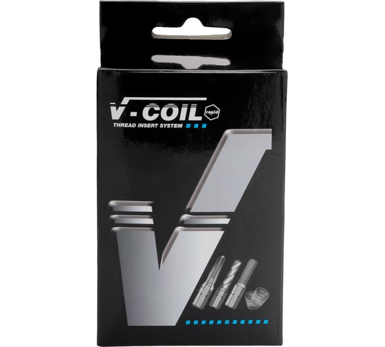 Набор для восстановления резьбы VOLKEL М12x1,75 11 предметов V-Coil Rapid V04321