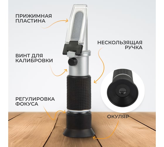 Рефрактометр WIEDERKRAFT WDK-214085